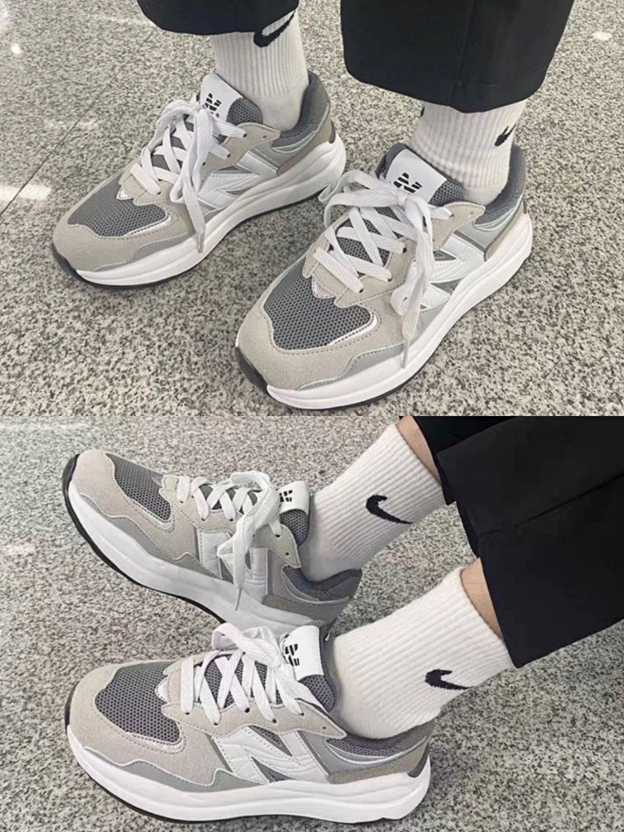 新百伦5740灰白 复古时尚百搭鞋款